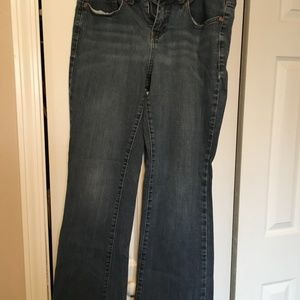 Faded glory size 10 petite boot cut jeans